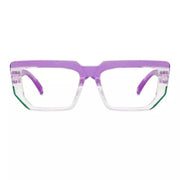 eyekeeper.com PcFaa | Frame Only & No Prescription Eyeglasses White Smoke Purple-2204 / Frame Only,Purple-2204 / Clear Lens With No Vision Correction