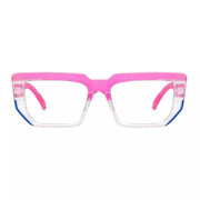eyekeeper.com PcFaa | Frame Only & No Prescription Eyeglasses White Smoke Pink-2204 / Frame Only,Pink-2204 / Clear Lens With No Vision Correction