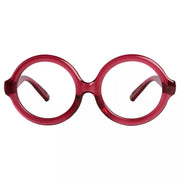 eyekeeper.com PcFac | Frame Only & No Prescription Eyeglasses White Smoke Purple Red / Frame Only,Purple Red / Clear Lens With No Vision Correction