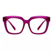 eyekeeper.com PcFae | Frame Only & No Prescription Eyeglasses White Smoke Purple / Frame Only,Purple / Clear Lens With No Vision Correction