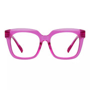 eyekeeper.com PcFae | Frame Only & No Prescription Eyeglasses White Smoke Rose / Frame Only,Rose / Clear Lens With No Vision Correction