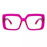 eyekeeper.com PcFaf | Frame Only & No Prescription Eyeglasses White Smoke Rose / Frame Only,Rose / Clear Lens With No Vision Correction