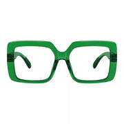 eyekeeper.com PcFaf | Frame Only & No Prescription Eyeglasses White Smoke Green / Frame Only,Green / Clear Lens With No Vision Correction