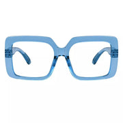 eyekeeper.com PcFaf | Frame Only & No Prescription Eyeglasses White Smoke Light Blue / Frame Only,Light Blue / Clear Lens With No Vision Correction