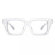 eyekeeper.com PcFai | Frame Only & No Prescription Eyeglasses White Smoke Clear / Frame Only,Clear / Clear Lens With No Vision Correction