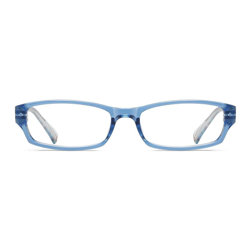 eyekeeper.com PcFao | Frame Only & No Prescription Eyeglasses Dark Gray Blue / Frame Only,Blue / Clear Lens With No Vision Correction