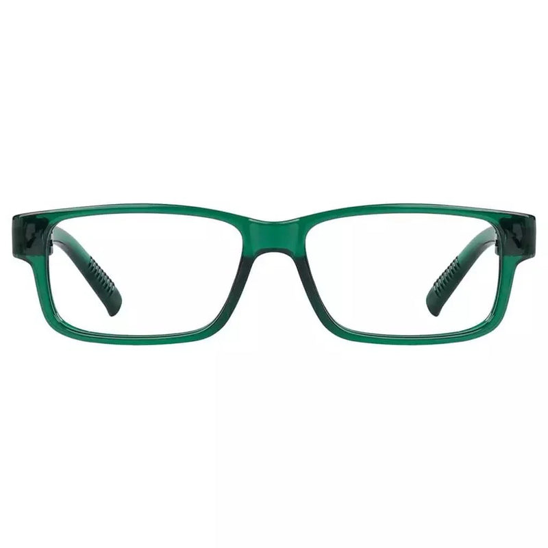 eyekeeper.com PcFar | Frame Only & No Prescription Eyeglasses White Smoke Green / Frame Only,Green / Clear Lens With No Vision Correction