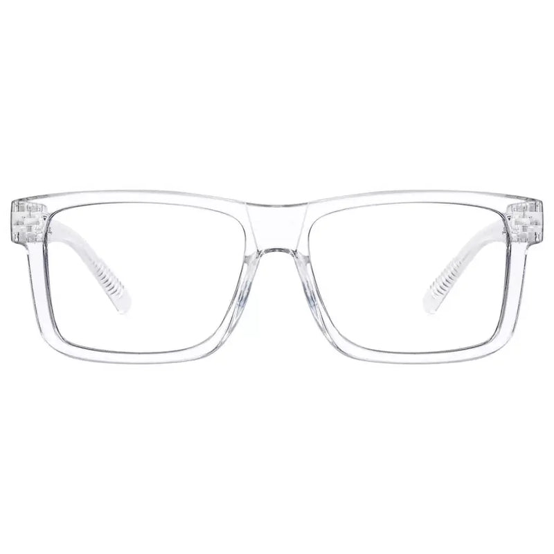 eyekeeper.com PcFas | Frame Only & No Prescription Eyeglasses White Smoke Clear / Frame Only,Clear / Clear Lens With No Vision Correction