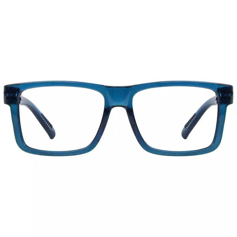 eyekeeper.com PcFas | Frame Only & No Prescription Eyeglasses White Smoke Blue / Frame Only,Blue / Clear Lens With No Vision Correction
