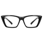 eyekeeper.com Cat-eye 30% Blue Light Blocking Metalless Screwless Glasses R2514-B15 Eyeglasses White Smoke Black / without magnification
