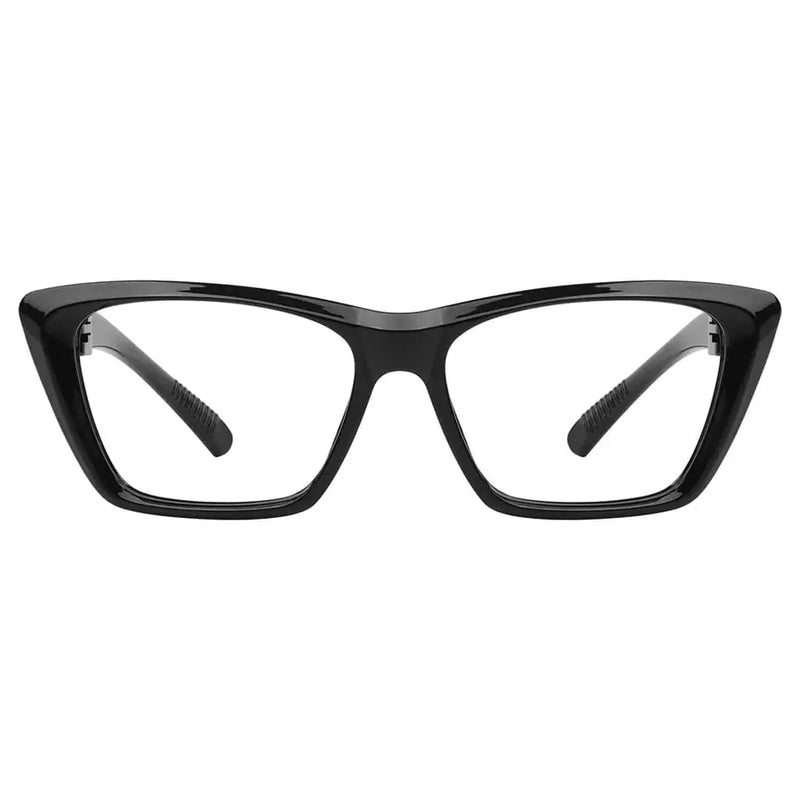 eyekeeper.com Cat-eye 30% Blue Light Blocking Metalless Screwless Glasses R2514-B15 Eyeglasses White Smoke Black / without magnification