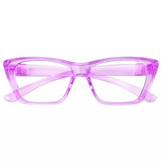 eyekeeper.com Cat-eye 30% Blue Light Blocking Metalless Screwless Glasses R2514-B15 Eyeglasses White Smoke Black / without magnification,Clear / without magnification,Green / without magnification,Purple / without magnification,Red / without magnification,Pink / without magnification