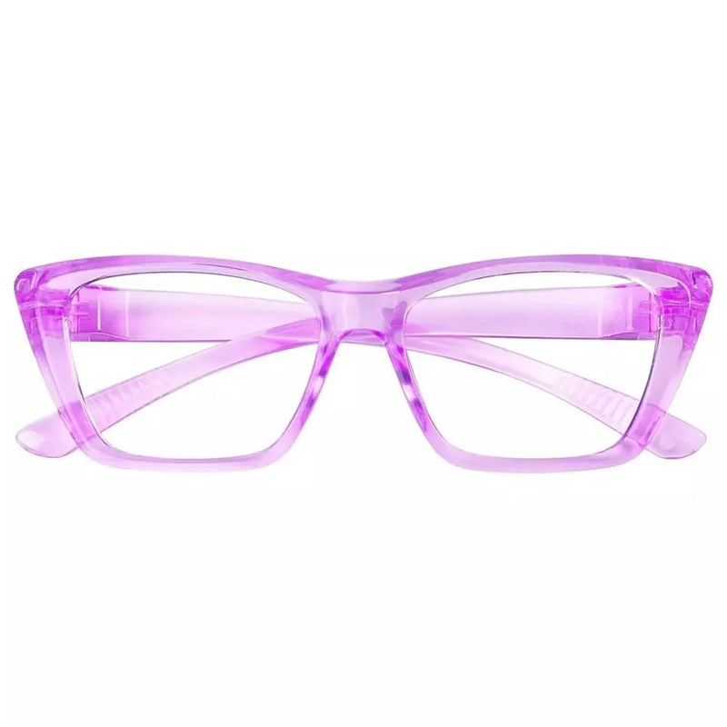 eyekeeper.com Cat-eye 30% Blue Light Blocking Metalless Screwless Glasses R2514-B15 Eyeglasses White Smoke Black / without magnification,Clear / without magnification,Green / without magnification,Purple / without magnification,Red / without magnification,Pink / without magnification