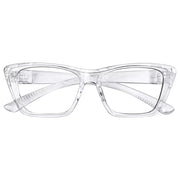 eyekeeper.com Cat-eye 30% Blue Light Blocking Metalless Screwless Glasses R2514-B15 Eyeglasses White Smoke Black / without magnification,Clear / without magnification,Green / without magnification,Purple / without magnification,Red / without magnification,Pink / without magnification