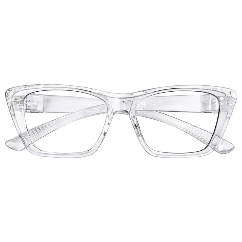 eyekeeper.com Cat-eye 30% Blue Light Blocking Metalless Screwless Glasses R2514-B15 Eyeglasses White Smoke Black / without magnification,Clear / without magnification,Green / without magnification,Purple / without magnification,Red / without magnification,Pink / without magnification