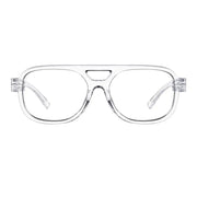 eyekeeper.com PcFaw | Frame Only & No Prescription Eyeglasses White Smoke Clear / Frame Only,Clear / Clear Lens With No Vision Correction