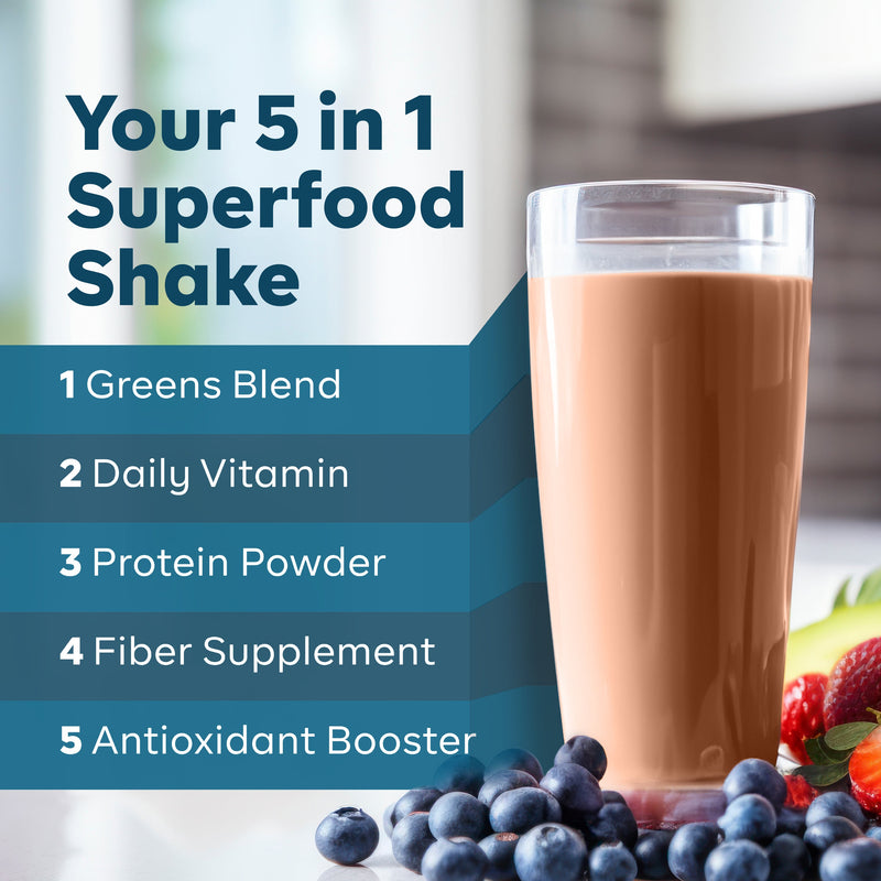 Goode Health Goode Health Superfood - Single Retail Powder Dark Slate Gray Moroccan Chocolate,Vanilla Spice,Unsweetened Smoothie Base
