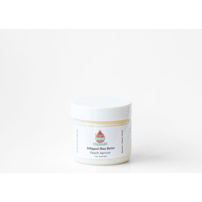 Lizzie's All-natural Products Whipped Shea Butter White Smoke Peach Apricot / 2 ounce travel size