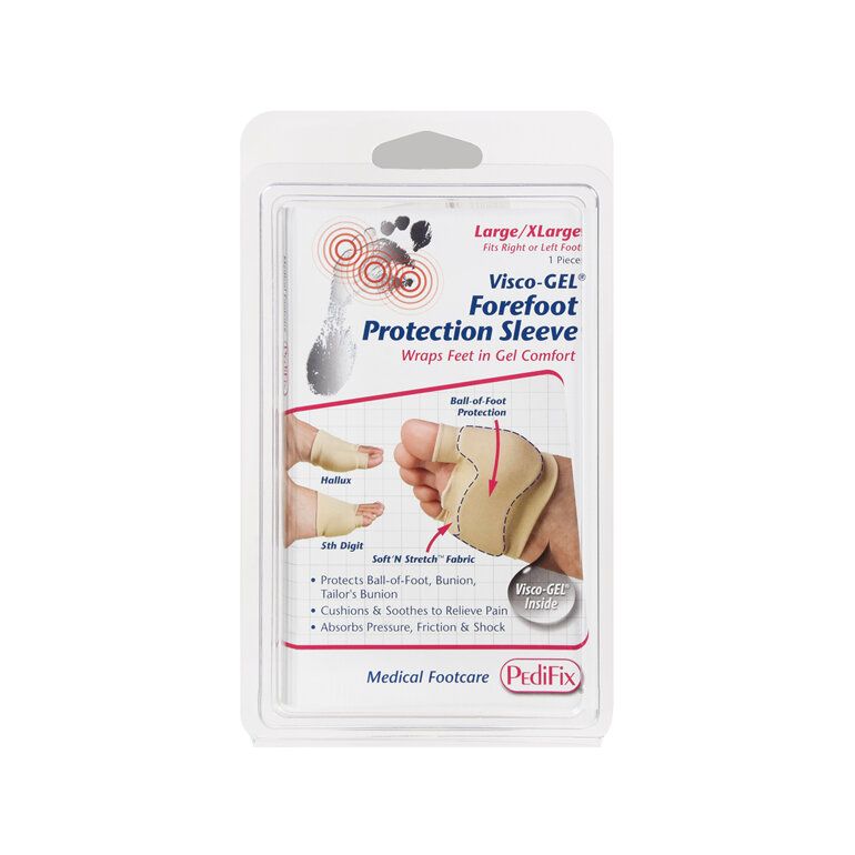 PediFix PediFix Visco-Gel foreFoot Protection Sleeve - Large/XLarge Foot Care Lavender