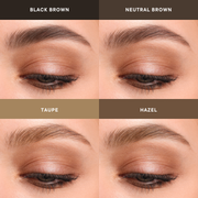 Rude Cosmetics Ultimate Brow Artist Brow Pen Eyebrows Dark Salmon Black Brown,Neutral Brown,Taupe,Hazel