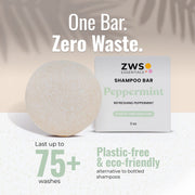 ZeroWasteStore.com Shampoo Bar Shampoo White Smoke Bloom with Castor Oil,Sunshine,Driftwood,Oasis,Maui Melon,Sunkissed,Blossom,Cobalt,Peppermint Breeze,Simply Unscented,Earth,Seasonal Harvest