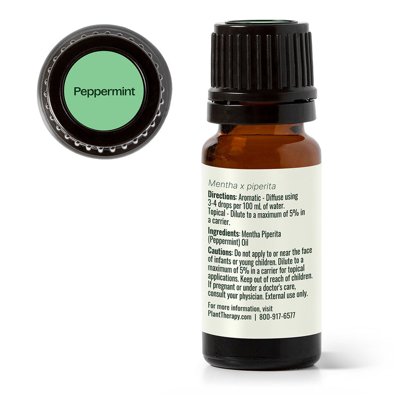 Plant Therapy Peppermint Essential Oil Essential Oil White Smoke 10 mL,30 mL,100 mL