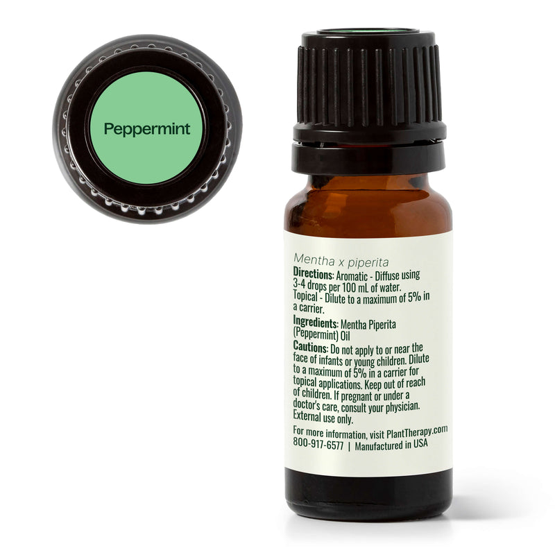 Plant Therapy Peppermint Essential Oil Essential Oil White Smoke 10 mL,30 mL,100 mL