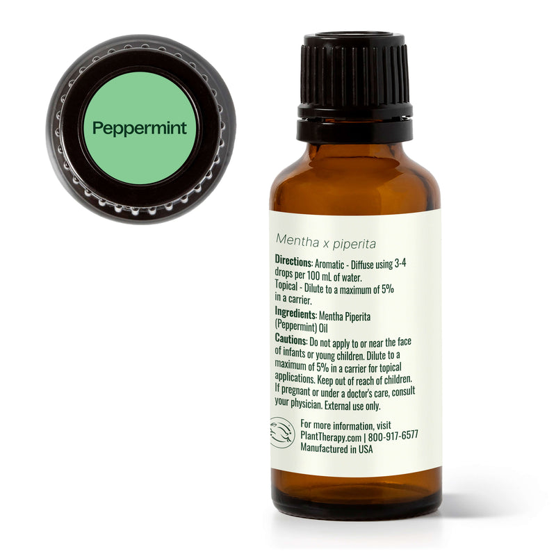 Plant Therapy Peppermint Essential Oil Essential Oil Black 10 mL,30 mL,100 mL