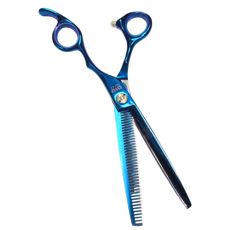 Vip Barber Supply Percu Futura Line Thinning Shear 6.5" Thinning Shear White Smoke Double-sided Thinning,Single-sided Thinning