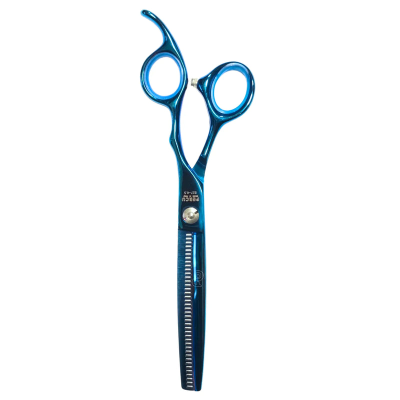 Vip Barber Supply Percu Futura Line Thinning Shear 6.5" Thinning Shear White Smoke Single-sided Thinning