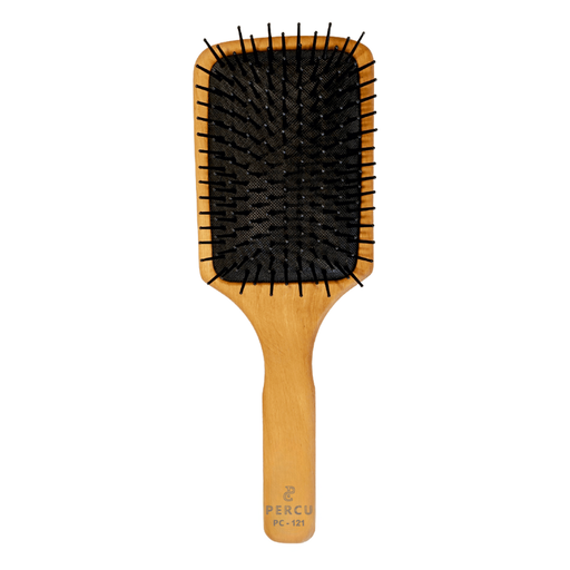 Vip Barber Supply Percu Wooden Paddle Brush #PC-121 Paddle Brush White Smoke