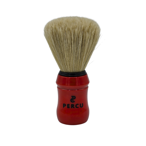 Vip Barber Supply Percu Shaving Brush Assorted Finishes Shaving Brush White Smoke Red #PC-771-K