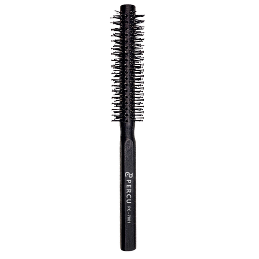 Vip Barber Supply Percu Wooden Round Brush 10-Row Assorted Sizes Round Brush White Smoke 28mm #PC-7001