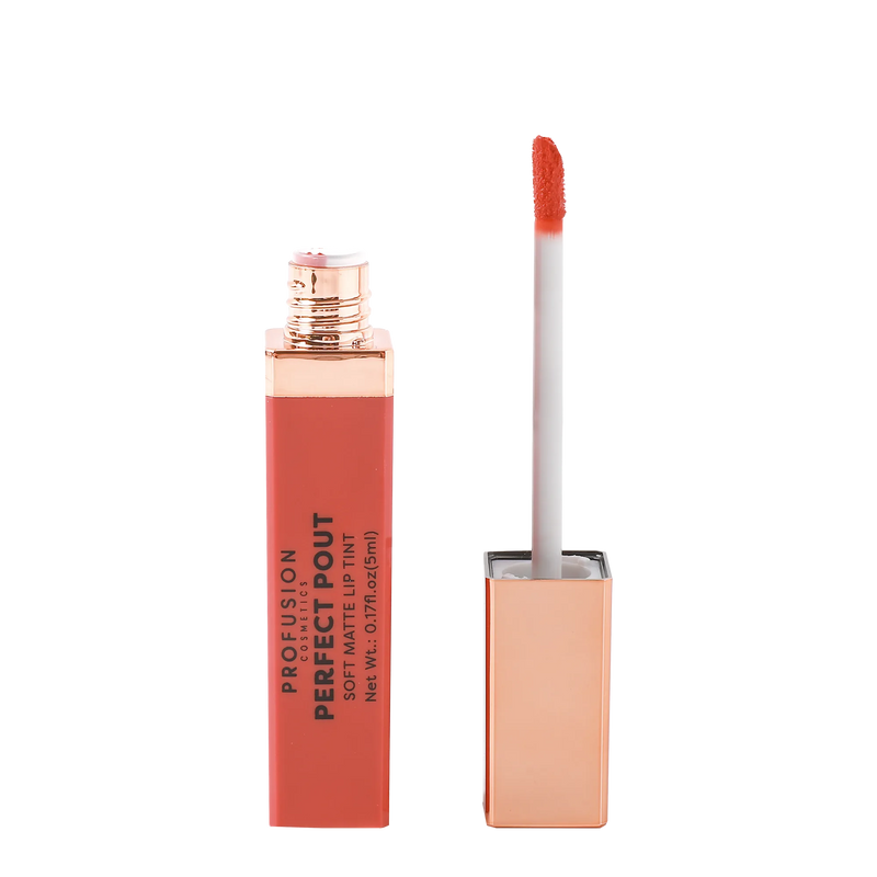 Profusion Cosmetics Perfect Pout | Soft Matte Lip Tint Lips Black Confident