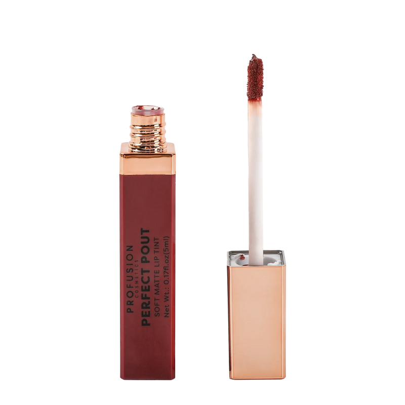 Profusion Cosmetics Perfect Pout | Soft Matte Lip Tint Lips Black Curious