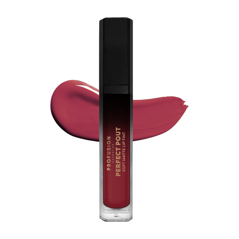 Profusion Cosmetics PERFECT POUT | Soft Matte Lip Tint Lips Brown Powerful,Charismatic,Curious (Lip Tint),Humble (Lip Tint),Leader,Fierce,Stylish,Passionate,Ambitious,Independent,Confident (Lip Tint),Dreamer,Visionary,Influencer,Adventurous
