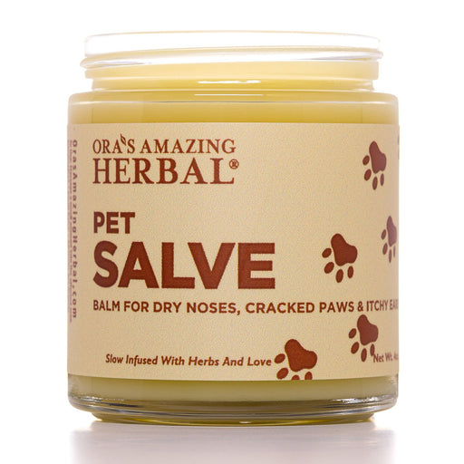 Ora's Amazing Herbal Pet Salve & Lavender Balm Tan Jar 4 oz