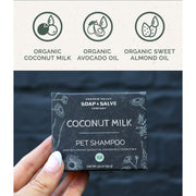 Chagrin Valley Soap & Salve Dog/Pet Shampoo: Coconut Milk Pets Antique White 3.5 oz Bar
