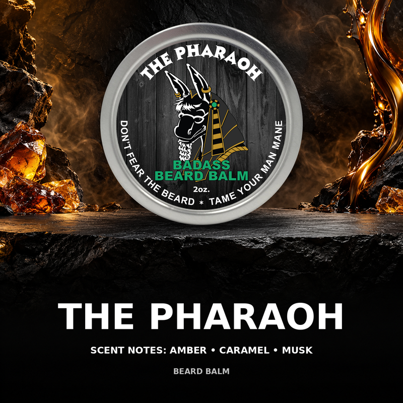Badass Beard Care The Pharaoh Beard Balm BALM Black