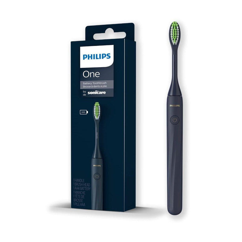 VIP Extensions Philips One by Sonicare Electric Toothbrush (HY1100/54), Black Electric Toothbrush White Smoke