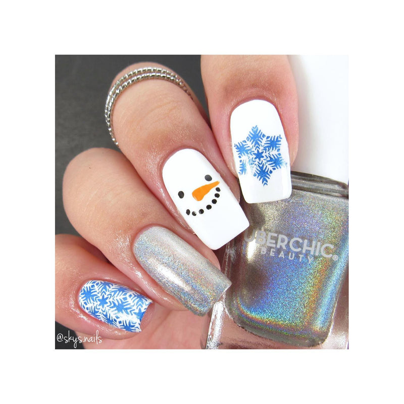UberChic Beauty It's A Season Of Joy Stamping Plate Rosy Brown