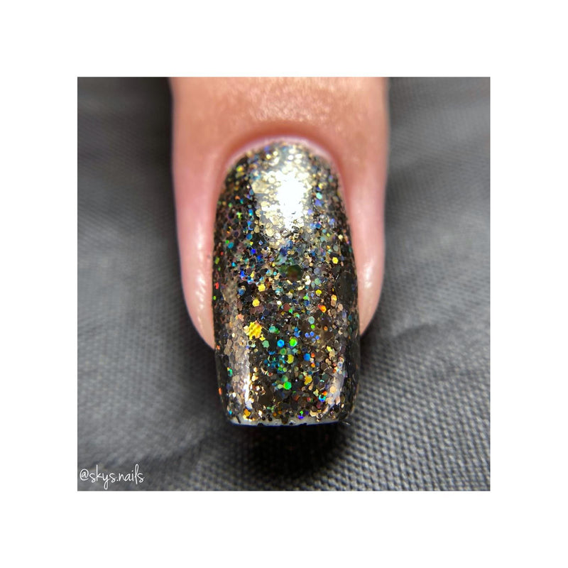 UberChic Beauty Midnight Howl - Holographic Polish Regular Polish Dim Gray