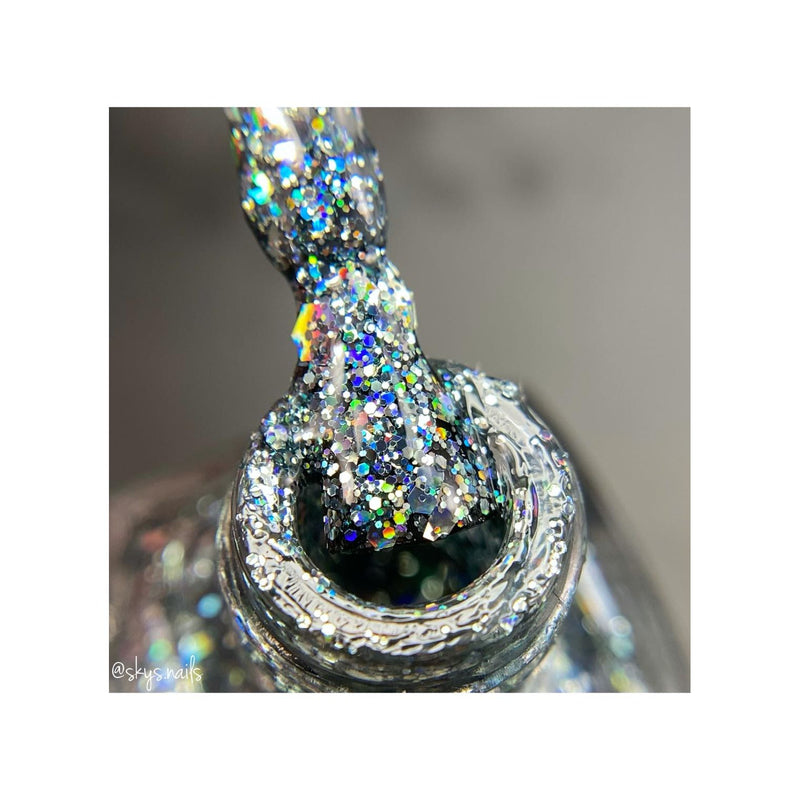UberChic Beauty Deck The Halls In Holo - Holographic Polish Regular Polish Dim Gray