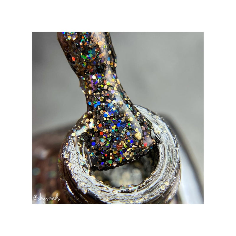 UberChic Beauty Midnight Howl - Holographic Polish Regular Polish Dark Gray