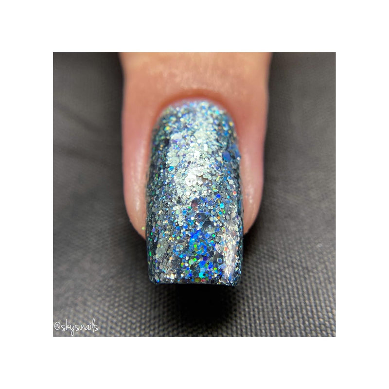 UberChic Beauty Deck The Halls In Holo - Holographic Polish Regular Polish Dim Gray