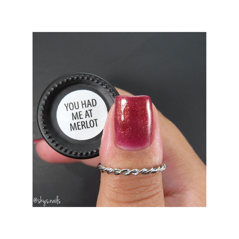 UberChic Beauty You Had Me At Merlot - Gel Polish Gel Polish Dark Slate Gray