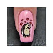 UberChic Beauty Elements of Love Stamping Plate Dark Slate Gray