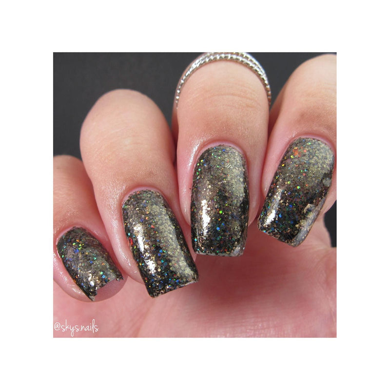 UberChic Beauty Midnight Howl - Holographic Polish Regular Polish Rosy Brown
