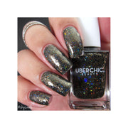 UberChic Beauty Midnight Howl - Holographic Polish Regular Polish Rosy Brown