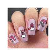 UberChic Beauty Elements of Love Stamping Plate Rosy Brown